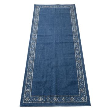 Holly Arc Narrow Runner Rug - Blue
