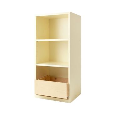 Flint Brook Narrow Cubby Tower - Cream