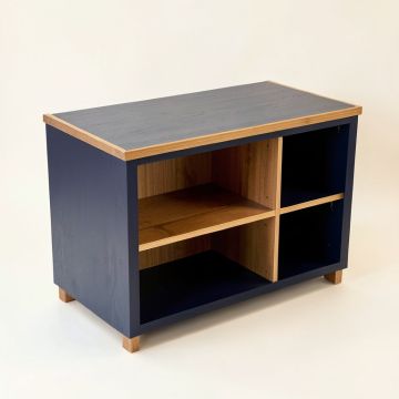 Aspen Bluff Empty Countertop Canister Rack - Navy (synthetic illustration; no displayed measurements)