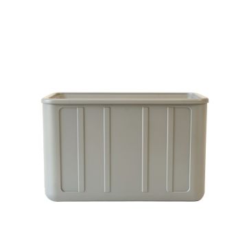 Juniper Canyon Narrow Outdoor Storage Bench - Gray