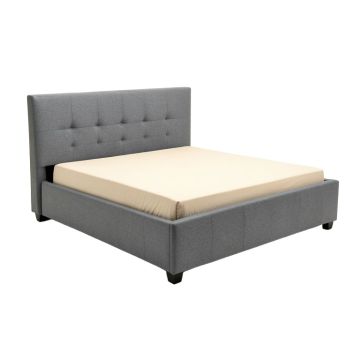 Keya Tufted Low Profile Upholstered Standard Bed