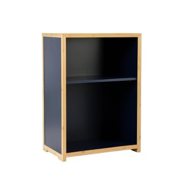 Hazel Bend Freestanding Bookcase - Navy