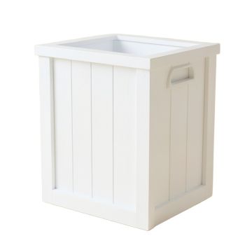 Brook Crest Closed Outdoor Storage Box - White