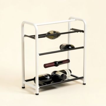 Aurelia 15 Bottle Floor Wine Bottle & Glass Rack (synthetic illustration; no displayed measurements)