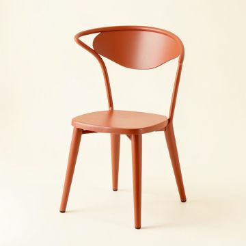 Laurel Dell Dining Chair - Terracotta (synthetic illustration; no displayed measurements)