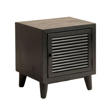 Wren Edge Nightstand - Black
