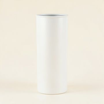Olive Crest Empty Decorative Vase - White (synthetic illustration; no displayed measurements)