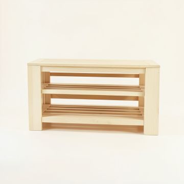 Holly Dale Shoe Storage Bench - Ivory (synthetic illustration; no displayed measurements)