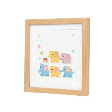Elihu Baby Elephants Framed Art