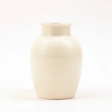 Hill Brook Empty Decorative Vase - Cream (synthetic illustration; no displayed measurements)