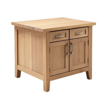 Lake Hamilton Kitchen Island With Wood Top
