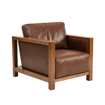 Enok 59.75 '' Faux Leather Square Arm Loveseat