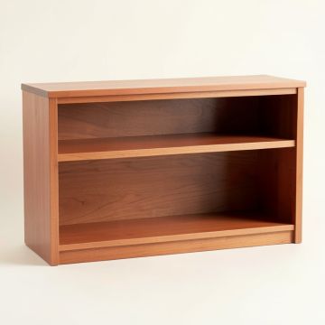 Cedar Bluff Low Bookcase - Terracotta (synthetic illustration; no displayed measurements)