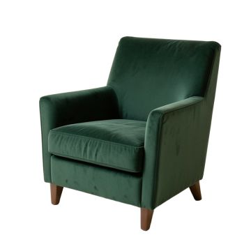 Aliya 26 '' Wide Velvet Wingback Chair (synthetic illustration; no displayed measurements)