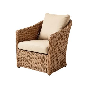 Molly Outdoor Standing Basket Patio Chair With Cushions