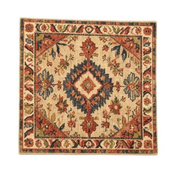 Bohemian Ikat Hand Knotted Wool Marengo Rug