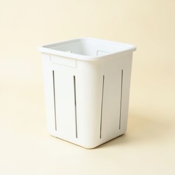 Maple Branch Closed Garden Compost Bin - White (synthetic illustration; no displayed measurements)