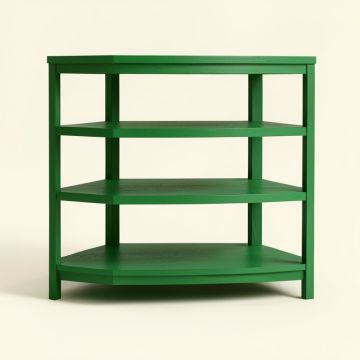Oak Bluff Empty Seed-Starting Shelving Unit Without Lights - Green (synthetic illustration; no displayed measurements)