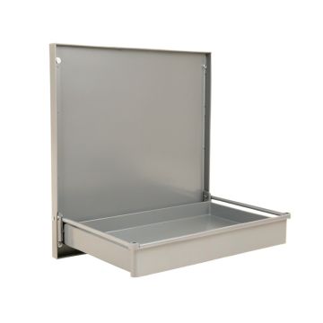Briar Crest Empty Wall-Mounted Tool Organizer Panel - Gray