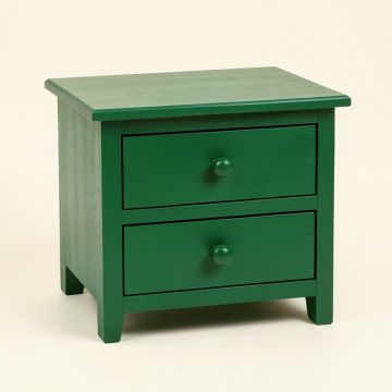 Oak Field Nightstand - Green (synthetic illustration; no displayed measurements)