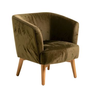 35.37 '' Wide Velvet Wingback Chair
