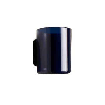 Dawn Dale Wall Sconce Mounted On A Plain Wall - Navy