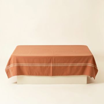 Ridge Bluff Flat Bed Sheet - Terracotta (synthetic illustration; no displayed measurements)
