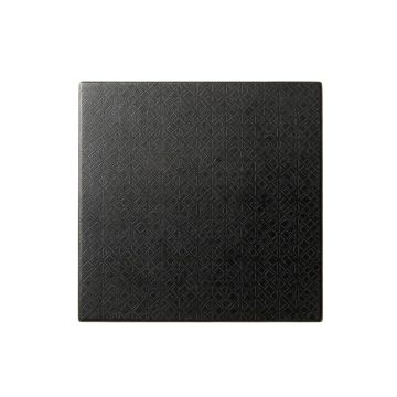Vale Arc Uninstalled Square Decorative Tile - Black