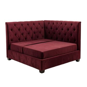 Menendez King Tufted Upholstered Low Profile Platform Bed