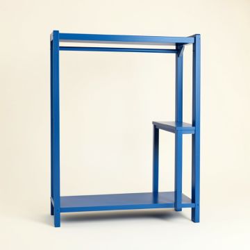 Hazel Crest Empty Garment Rack - Blue (synthetic illustration; no displayed measurements)