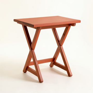 Brook Dell Compact Balcony Table - Terracotta (synthetic illustration; no displayed measurements)
