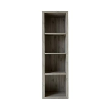 Meadow Crest Narrow Cubby Tower - Gray (synthetic illustration; no displayed measurements)
