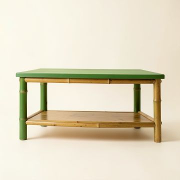 Alder Crossing Indoor Bench - Green (synthetic illustration; no displayed measurements)