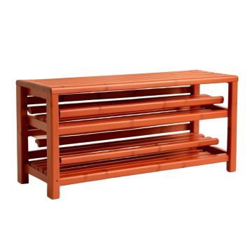 Moss Arc Shoe Storage Bench