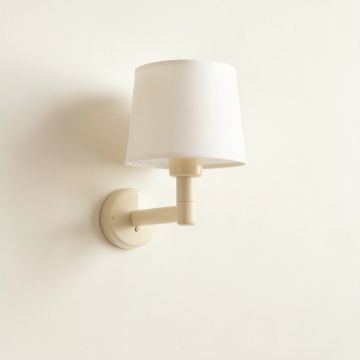 Ash Branch Wall Sconce Mounted On A Plain Wall - Ivory (synthetic illustration; no displayed measurements)