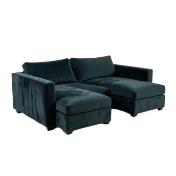 Ralphy 108.27 '' Wide Velvet Left Hand Facing Sofa & Chaise