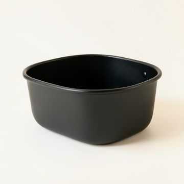 Meadow Crest Empty Under-Desk Cable Tray - Black (synthetic illustration; no displayed measurements)