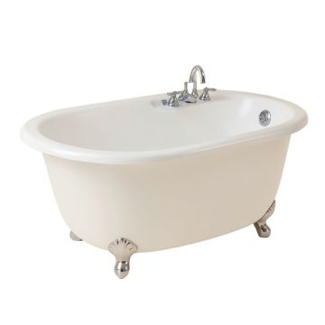 68 '' X 34 '' Clawfoot Soaking Acrylic Bathtub