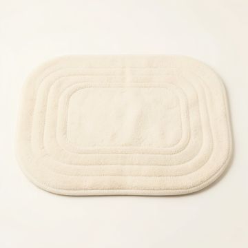 Oak Falls Bath Mat - Cream (synthetic illustration; no displayed measurements)
