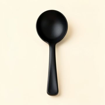 Cove Bend Cooking Spoon - Black (synthetic illustration; no displayed measurements)