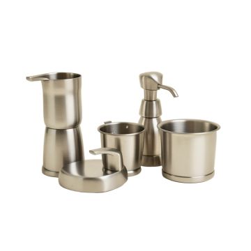 Clare Stainless Steel 8 Piece Bathroom Accessory Set