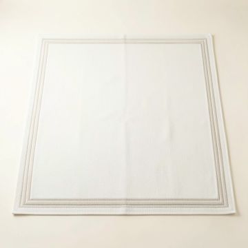 Birch Canyon Rectangular Outdoor Rug - White (synthetic illustration; no displayed measurements)