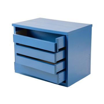 Hazel Crest Small-Parts Storage Drawer Cabinet - Blue