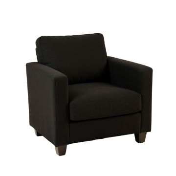 Hazel Bend Upholstered Armchair - Black