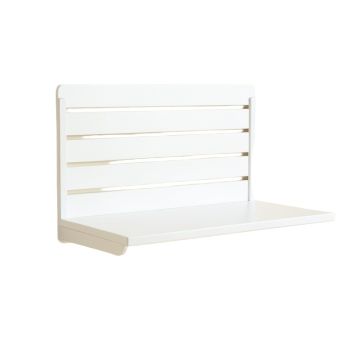 Meadow Bridge Wall-Mounted Entryway Organizer Shelf - White