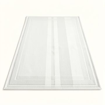 Oak Crest Rectangular Outdoor Rug - White (synthetic illustration; no displayed measurements)