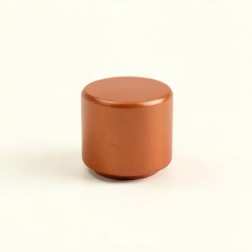 Laurel Crossing Cabinet Knob Without Packaging - Terracotta (synthetic illustration; no displayed measurements)