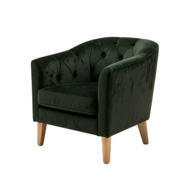 Gayton 27.8 '' Wide Tufted Velvet Side Chair