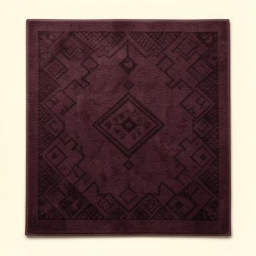 Bracey Geometric Hand Loomed Wool Dark Area Rug (synthetic illustration; no displayed measurements)