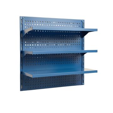 Birch Brook Empty Wall-Mounted Tool Organizer Panel - Blue